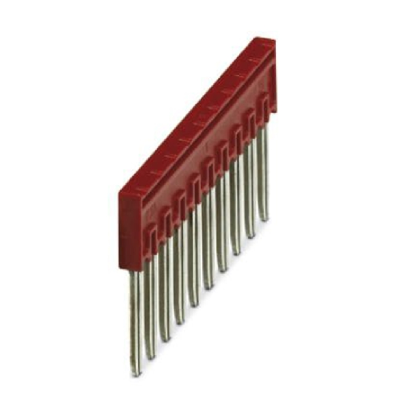 Pont enfichable, pas: 8,2 mm, nombre de pôles: 10, coloris: rouge - FBSR 10-8 Pont enfichable, pas: 8,2 mm, nombre de pôles: 10, coloris: rouge - FBSR 10-8-Lire la description