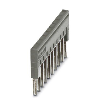 Pont enfichable, pas: 3,5 mm, nombre de pôles: 10, coloris: gris - FBS 10-3,5 GY Pont enfichable, pas: 3,5 mm, nombre de pôles: 10, coloris: gris - FBS 10-3,5 GY