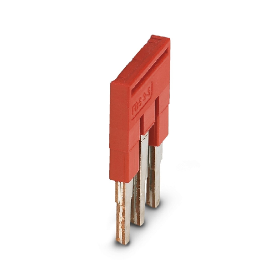 Pont enfichable, pas: 5,2 mm, Nombre de pôles : 3, coloris : rouge - FBS  3-5-Leggi tutto