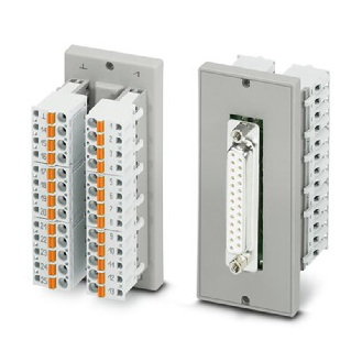 Module traversant VARIOFACE Bornes Push-in / D-SUB-25 femelle - DFLK-D25 SUB/F/FKCT-Lire la description