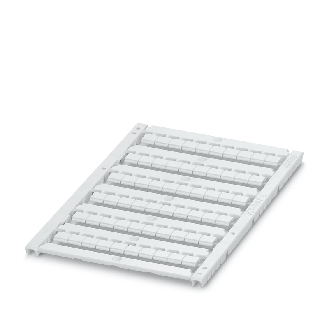 Repères pour blocs de jonction 6,2mm, vierge, 5,4x4,7mm, blanc - UCT-TMF 6-Lire la description