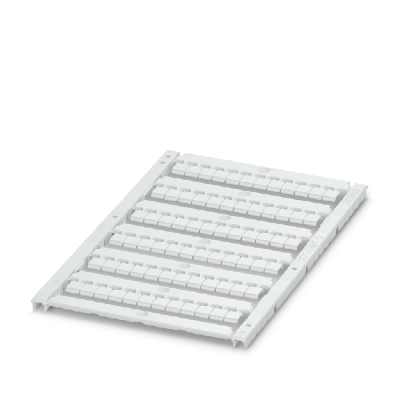 Repères pour blocs de jonction 5,2mm, vierge, 4,4x4,7mm, blanc - UCT-TMF 5 Repères pour blocs de jonction 5,2mm, vierge, 4,4x4,7mm, blanc - UCT-TMF 5-Lire la description