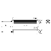 Lampe 441mm LED 120° 19,5W 24VDC IP67 Câble 3m - TA0321S03W Lampe 441mm LED 120° 19,5W 24VDC IP67 Câble 3m - TA0321S03W