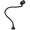 Lampe LED à bras flexible 600mm IP67 6 LED 40° 12W 24VDC DIMMER - SR0621BF5