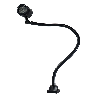 Lampe LED à bras flexible 600mm IP67 3LED 40° 6W 24VDC DIMMER - SR0321BF5