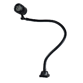 Lampe LED à bras flexible 600mm IP67 3LED 40° 6W 24VDC DIMMER - SR0321BF5-Lire la description