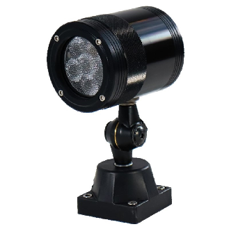 Lampe LED à tête pivotante 3 LED, 40° 6 W, 24 Vdc, IP67, DIMMER - SR0321BC5-Lire la description