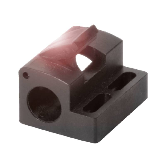 Bloc de serrage pour capteurs Ø12mm et M12, 30x18x24mm, PC - BES 12,0-KB-5-F (BAM00CH)-Leggi tutto