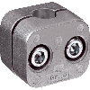 Fixation de tube Ø12mm sur élément divers - BEF-RMC-D12 Fixation de tube Ø12mm sur élément divers - BEF-RMC-D12