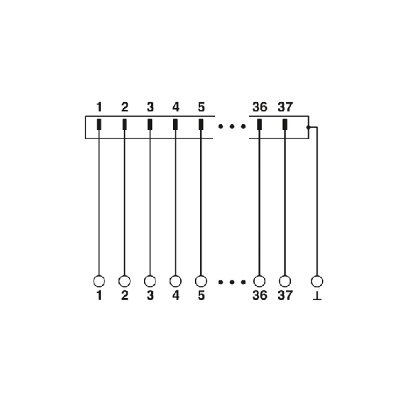 Module VARIOFACE 3 étages, Push-in - D37SUB/F - VIP-3/PT/D37SUB/F Module VARIOFACE 3 étages, Push-in - D37SUB/F - VIP-3/PT/D37SUB/F-Lire la description