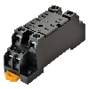 Socle, rail DIN/montage en surface, 8 broches, à vis pour MY2, IP2X - PYFZ-08-E