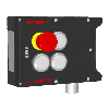Module d'interverrouillage (mécanique), 3 boutons, arrêt durgence - MGB-L1-APA-AP5A1-S1-R-121376