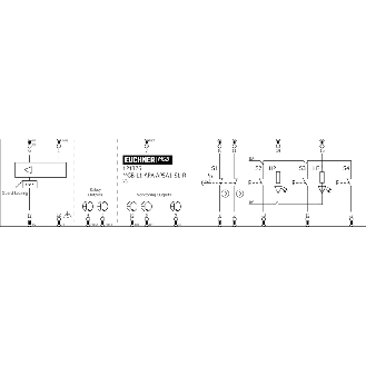 Module d'interverrouillage (mécanique), 3 boutons, arrêt durgence - MGB-L1-APA-AP5A1-S1-R-121376-Lire la description