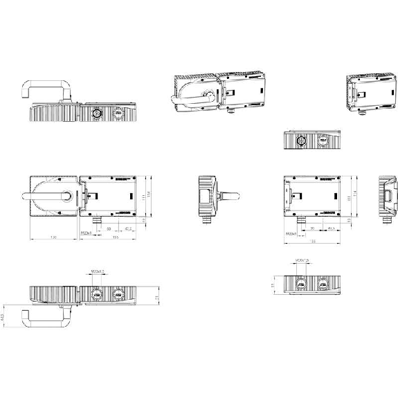 Module d'interverrouillage (magnétique), sans éléments de commande - MGB-L2-ARA-AA1A1-S1-L-109777 Module d'interverrouillage (magnétique), sans éléments de commande - MGB-L2-ARA-AA1A1-S1-L-109777-Lire la description