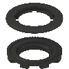 Adaptateur complet de bague de fixation Ø 22 sur trous Ø 30 - VE GF151A