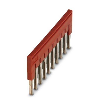 Pont enfichable, pas: 6,2 mm, nombre de pôles: 10, coloris: rouge - FBS 10-6