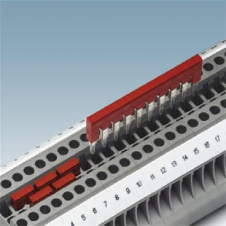 Pont enfichable, pas: 6,2 mm, nombre de pôles: 10, coloris: rouge - FBS 10-6-Lire la description