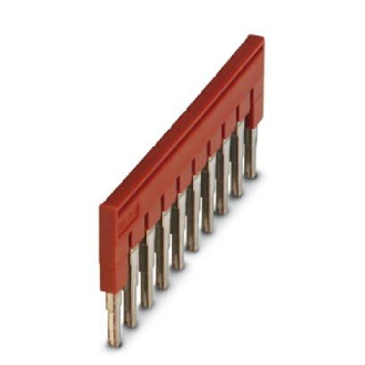 Pont enfichable, pas: 6,2 mm, nombre de pôles: 10, coloris: rouge - FBS 10-6-Lire la description