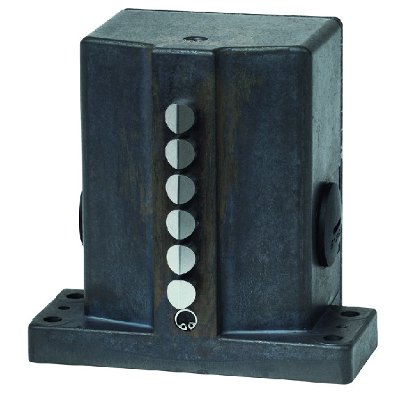 Boîtier multipistes mécanique, 4x toit, 12mm, 1O+1F, 4xM25 - GSBF04D12-502-M Boîtier multipistes mécanique, 4x toit, 12mm, 1O+1F, 4xM25 - GSBF04D12-502-M-Lire la description