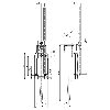 Int. de position sans fil Levier antenne rotatif DD, sWave 868,3 MHz - 1189815 | RF 98 DD ULR SW868