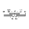 Int. de position sans fil Levier antenne rotatif DD, sWave 868,3 MHz - 1189815 | RF 98 DD ULR SW868