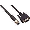 Câble Pour CLV6xx -> CDB/M M12 (12 pins) <-> SubD HD (15 pins) 3m - YF2Z1B-030XXXMHDAC