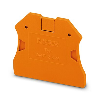 Flasque d'extrémité, 2,2 x 47 x 39,8 mm, orange - D-UT 2,5/10 OG Flasque d'extrémité, 2,2 x 47 x 39,8 mm, orange - D-UT 2,5/10 OG