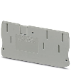 Flasque d'extrémité, 72,4 x 2,2 mm, gris - D-PT 6-TWIN Flasque d'extrémité, 72,4 x 2,2 mm, gris - D-PT 6-TWIN