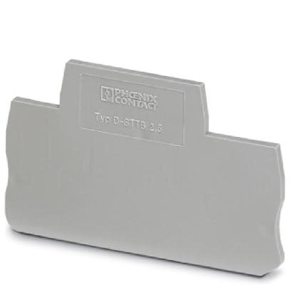 Flasque d'extrémité, 67,5 x 2,2 x 47,5 mm, gris - D-STTB 2,5-Lire la description