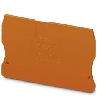 Flasque d'extrémité, 71,5 x 2,2 x 49,9 mm, orange - D-ST 10 OG-Lire la description