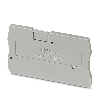 Flasque d'extrémité, 45 x 2,2 x 24,3 mm, gris - D-PT 1,5/S Flasque d'extrémité, 45 x 2,2 x 24,3 mm, gris - D-PT 1,5/S