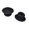 Cache plastique pour coin KL/KLE 40 noir - 40185981