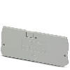 Flasque d'extrémité, 72 x 2,2 x 29,1 mm, gris - D-ST 2,5-QUATTRO Flasque d'extrémité, 72 x 2,2 x 29,1 mm, gris - D-ST 2,5-QUATTRO