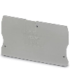 Flasque d'extrémité, 80,2 x 2,2 x 43,5 mm, gris - D-ST 16 Flasque d'extrémité, 80,2 x 2,2 x 43,5 mm, gris - D-ST 16