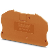 Flasque d'extrémité, 75,4 x 2,2 x 45,6 mm, orange - D-PT 16 N OG Flasque d'extrémité, 75,4 x 2,2 x 45,6 mm, orange - D-PT 16 N OG