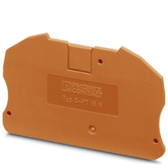 Flasque d'extrémité, 75,4 x 2,2 x 45,6 mm, orange - D-PT 16 N OG Flasque d'extrémité, 75,4 x 2,2 x 45,6 mm, orange - D-PT 16 N OG-Lire la description