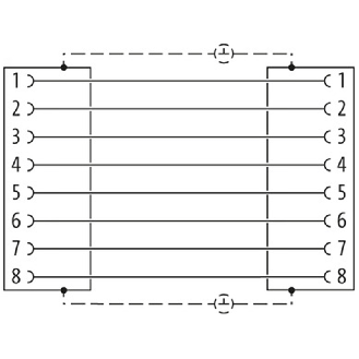 Prise de service 1xRJ45, 8 pôles métal, CAT5e (F/F) - 4000-73000-0010000 | MSDD (ARTICLE D'OCCASION)-Lire la description