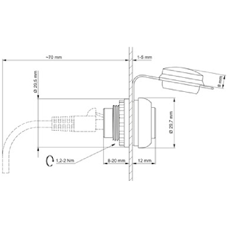 Prise de service 1xRJ45, 8 pôles métal, CAT5e (F/F) - 4000-73000-0010000 | MSDD (ARTICLE D'OCCASION)-Lire la description