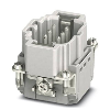 Elément de contact mâle, 6 pôles + PE, Push-in - HC-B06-I-PT-M