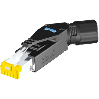 RJ45 Mâle Coudé 8p Blindé Gigabit Ethernet CAT6A - 7000-74031-0000000-Lire la description