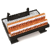 Interface HE10 10 pôles 1A, bornes 2 étages (545x82x65mm) - 21E014001 | EDF10