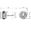 Résistance de terminaison DeviceNet 7/8" Mâle Droit 5 pôles - BCC A315-0000-2A-R04 (BCC0A09) Résistance de terminaison DeviceNet 7/8" Mâle Droit 5 pôles - BCC A315-0000-2A-R04 (BCC0A09)