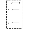 M12A Fem Droit 3p; Bornes guillotines 0.25-0.5mm², Ø4-5.1mm - 7000-12581-0000000 | MSB-R-AC MOSA