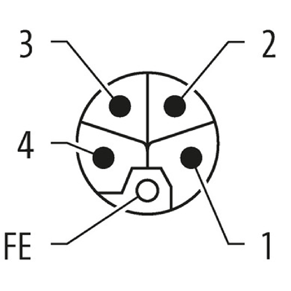 M12L Mâle Droit 5p; Bornes guillotines 0.75-1.5mm², Ø5.8...13.5 mm - 7000-P4391-0000000 M12L Mâle Droit 5p; Bornes guillotines 0.75-1.5mm², Ø5.8...13.5 mm - 7000-P4391-0000000-Lire la description