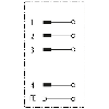 M12L Mâle Droit 5p; Bornes guillotines 0.75-1.5mm², Ø5.8...13.5 mm - 7000-P4391-0000000 M12L Mâle Droit 5p; Bornes guillotines 0.75-1.5mm², Ø5.8...13.5 mm - 7000-P4391-0000000
