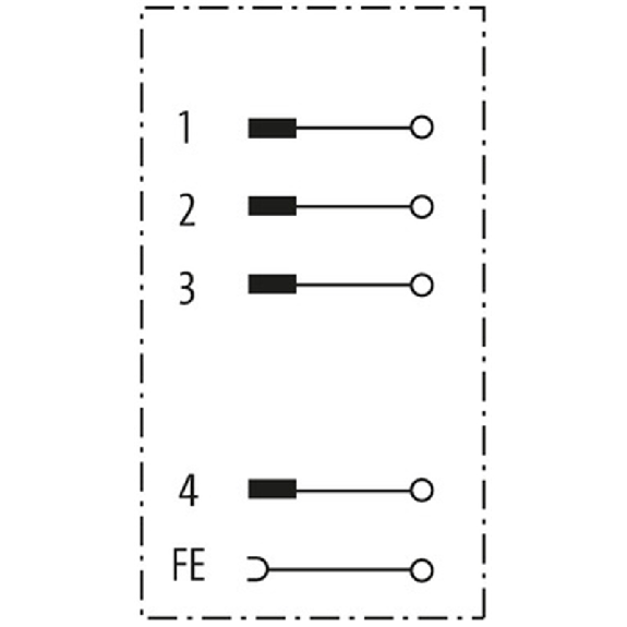 M12L Mâle Droit 5p; Bornes guillotines 0.75-1.5mm², Ø5.8...13.5 mm - 7000-P4391-0000000 M12L Mâle Droit 5p; Bornes guillotines 0.75-1.5mm², Ø5.8...13.5 mm - 7000-P4391-0000000-Lire la description