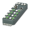 Répartiteur, PROFINET, 16E/S TOR 24Vdc - AXL E PN DIO16 M12 6P