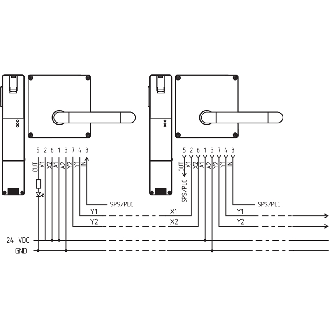 INTERVERROUILLAGE OUVT. HORS TENSION CODAGE ELEVE - AZM201Z-I2-ST2-T-1P2PW-A-Lire la description