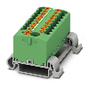 Bloc distributeur, 690V, 24A, Push-in, 19x 0,14-4mm², vert - PTFIX 6/18X2,5-NS35A GN Bloc distributeur, 690V, 24A, Push-in, 19x 0,14-4mm², vert - PTFIX 6/18X2,5-NS35A GN