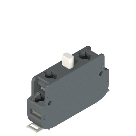 Bloc contact, fixation en fond de boîte, 1NO+1NF rupture lente - E2 CF11G2V1-Lire la description